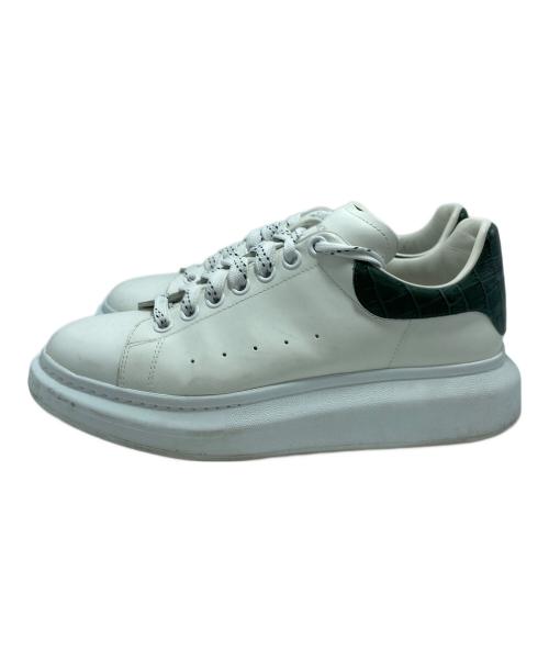 ALEXANDER McQUEEN（アレキサンダーマックイーン）ALEXANDER McQUEEN (アレキサンダーマックイーン) ローカットスニーカー ホワイト×グリーン サイズ:USの古着・服飾アイテム