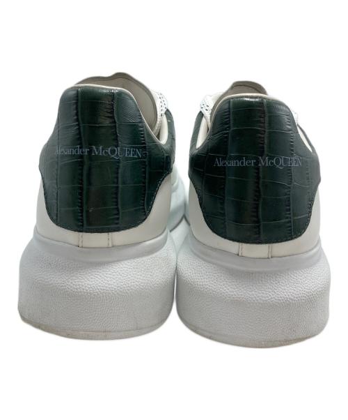 ALEXANDER McQUEEN（アレキサンダーマックイーン）ALEXANDER McQUEEN (アレキサンダーマックイーン) ローカットスニーカー ホワイト×グリーン サイズ:USの古着・服飾アイテム