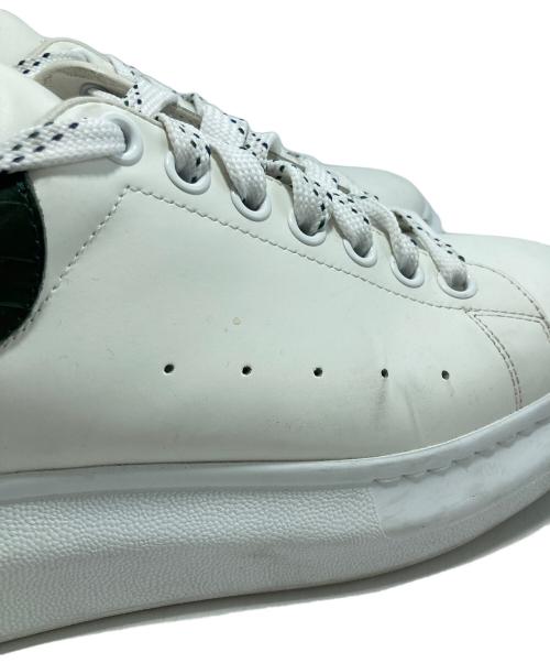 ALEXANDER McQUEEN（アレキサンダーマックイーン）ALEXANDER McQUEEN (アレキサンダーマックイーン) ローカットスニーカー ホワイト×グリーン サイズ:USの古着・服飾アイテム
