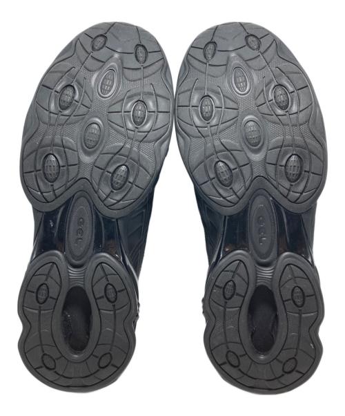 asics（アシックス）asics (アシックス) ローカットスニーカー ブラック×シルバー サイズ:US10の古着・服飾アイテム