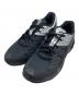asics（アシックス）の古着「ローカットスニーカー」｜ブラック×シルバー
