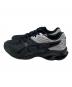 asics (アシックス) ローカットスニーカー ブラック×シルバー サイズ:US10：13000円