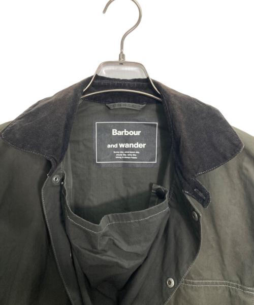 and wander（アンドワンダー）and wander (アンドワンダー) Barbour (バブアー) CORDURA SOLWAY SHIRT カーキ サイズ:2の古着・服飾アイテム