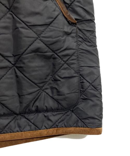 POLO RALPH LAUREN（ポロ・ラルフローレン）POLO RALPH LAUREN (ポロ・ラルフローレン) レザーエルボーキルティングジャケット グレー サイズ:Lの古着・服飾アイテム
