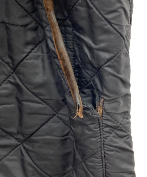 POLO RALPH LAUREN（ポロ・ラルフローレン）POLO RALPH LAUREN (ポロ・ラルフローレン) レザーエルボーキルティングジャケット グレー サイズ:Lの古着・服飾アイテム