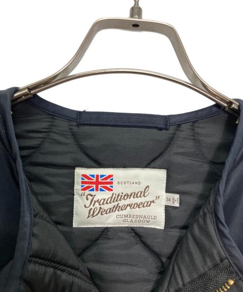 Traditional Weatherwear（トラディショナルウェザーウェア）Traditional Weatherwear (トラディショナルウェザーウェア) キルティングコート ネイビー サイズ:34の古着・服飾アイテム