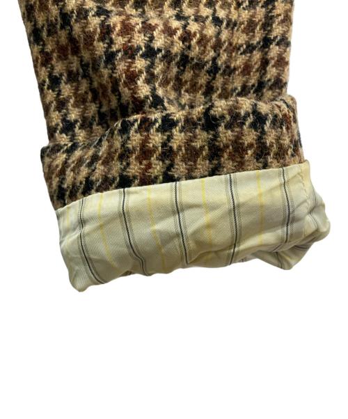 BEAMS PLUS（ビームスプラス）BEAMS PLUS (ビームスプラス) Harris Tweed (ハリスツイード) Bal Collar Coat Harris Tweed ブラウン サイズ:Sの古着・服飾アイテム