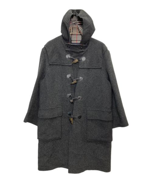BURBERRY（バーバリー）BURBERRY (バーバリー) 裏地ノバチェック カシミヤ混ダッフルコート グレー サイズ:Mの古着・服飾アイテム