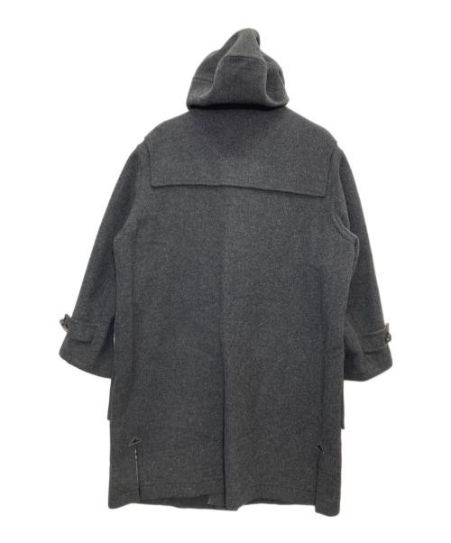 BURBERRY（バーバリー）BURBERRY (バーバリー) 裏地ノバチェック カシミヤ混ダッフルコート グレー サイズ:Mの古着・服飾アイテム