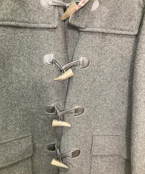 BURBERRY（バーバリー）BURBERRY (バーバリー) 裏地ノバチェック カシミヤ混ダッフルコート グレー サイズ:Mの古着・服飾アイテム