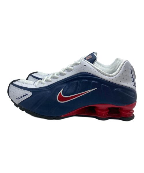 NIKE（ナイキ）NIKE (ナイキ) SHOX R4 MIDNIGHT NAVY/GYM RED-WHITE ローカットスニーカー ネイビー サイズ:US11の古着・服飾アイテム