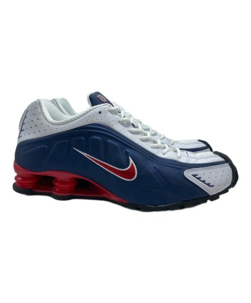 NIKE（ナイキ）NIKE (ナイキ) SHOX R4 MIDNIGHT NAVY/GYM RED-WHITE ローカットスニーカー ネイビー サイズ:US11の古着・服飾アイテム