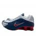 NIKE (ナイキ) SHOX R4 MIDNIGHT NAVY/GYM RED-WHITE ローカットスニーカー ネイビー サイズ:US11：8000円
