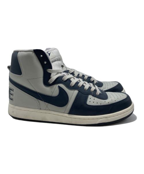 NIKE（ナイキ）NIKE (ナイキ) ハイカットスニーカー グレー×ネイビー サイズ:US10の古着・服飾アイテム