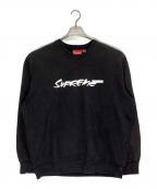 SUPREMEシュプリーム）の古着「20FW Futura Logo Crewneck」｜ブラック