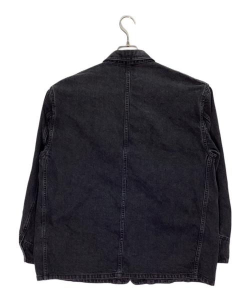 UNITED ARROWS & SONS（ユナイテッドアローズ＆サンズ）UNITED ARROWS & SONS (ユナイテッドアローズ＆サンズ) DENIM CHORE COAT ブラック サイズ:Mの古着・服飾アイテム