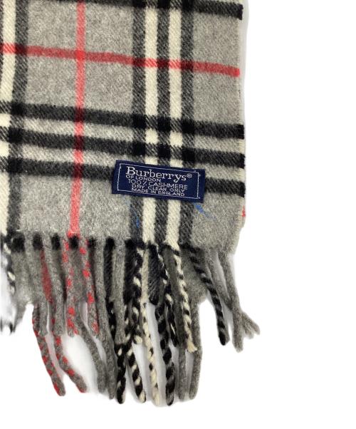 Burberry's（バーバリーズ）Burberry's (バーバリーズ) カシミヤストール グレーの古着・服飾アイテム