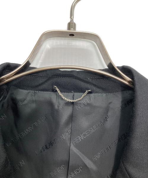 JOHN LAWRENCE SULLIVAN（ジョン ローレンス サリバン）JOHN LAWRENCE SULLIVAN (ジョン ローレンス サリバン) Wool satin spencer jacket/ウール サテン スペンサー ジャケット ブラック サイズ:44の古着・服飾アイテム