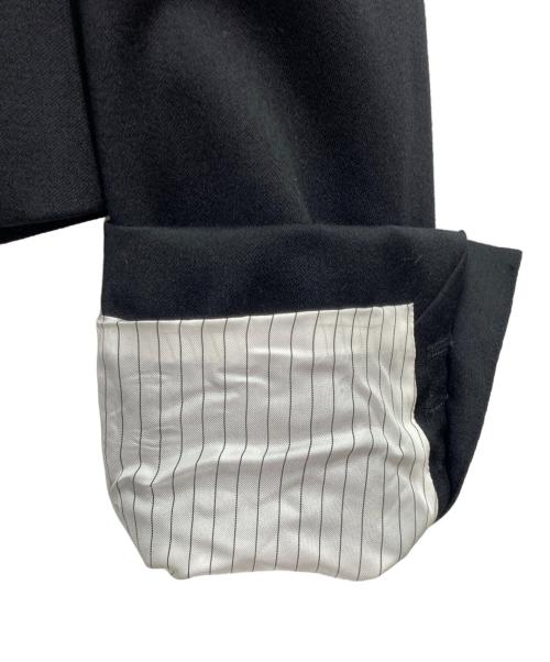 JOHN LAWRENCE SULLIVAN（ジョン ローレンス サリバン）JOHN LAWRENCE SULLIVAN (ジョン ローレンス サリバン) Wool satin spencer jacket/ウール サテン スペンサー ジャケット ブラック サイズ:44の古着・服飾アイテム