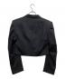 JOHN LAWRENCE SULLIVAN (ジョン ローレンス サリバン) Wool satin spencer jacket/ウール サテン スペンサー ジャケット ブラック サイズ:44：30000円