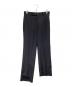JOHN LAWRENCE SULLIVAN（ジョン ローレンス サリバン）の古着「Wool satin straight trousers」｜ブラック