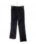 JOHN LAWRENCE SULLIVAN (ジョン ローレンス サリバン) Wool satin straight trousers ブラック サイズ:SIZE 44：10000円