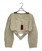 URBAN RESEARCHアーバンリサーチ）の古着「new basic SLAB NEP BELT JACKET」｜ベージュ