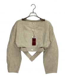 URBAN RESEARCH（アーバンリサーチ）の古着「new basic SLAB NEP BELT JACKET」｜ベージュ
