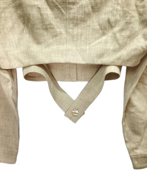URBAN RESEARCH（アーバンリサーチ）URBAN RESEARCH (アーバンリサーチ) new basic SLAB NEP BELT JACKET ベージュ サイズ:SIZE 38 未使用品の古着・服飾アイテム