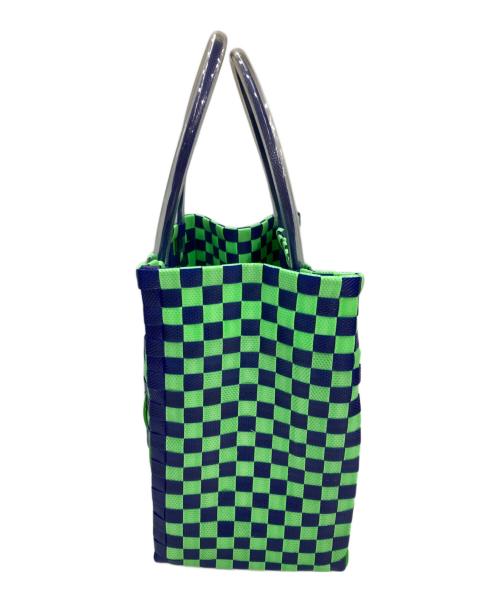 MARNI（マルニ）MARNI (マルニ) ピクニックバスケット グリーン×ネイビーの古着・服飾アイテム
