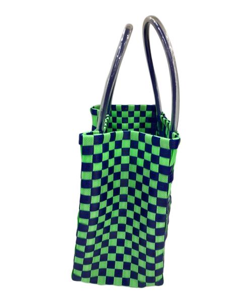 MARNI（マルニ）MARNI (マルニ) ピクニックバスケット グリーン×ネイビーの古着・服飾アイテム