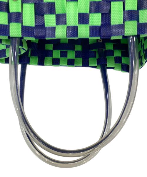 MARNI（マルニ）MARNI (マルニ) ピクニックバスケット グリーン×ネイビーの古着・服飾アイテム