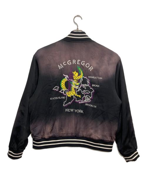 McGREGOR（マックレガー）McGREGOR (マックレガー) FREAK'S STORE (フリークスストア) フェードスーベニアジャケット ブラウン×ブラック サイズ:L 未使用品の古着・服飾アイテム
