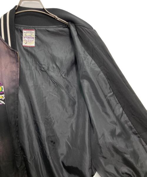 McGREGOR（マックレガー）McGREGOR (マックレガー) FREAK'S STORE (フリークスストア) フェードスーベニアジャケット ブラウン×ブラック サイズ:L 未使用品の古着・服飾アイテム
