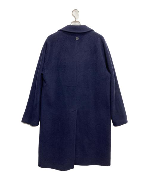 HEVO（イーヴォ）Hevo (イーヴォ) モヘア混チェスターコート ネイビー サイズ:48の古着・服飾アイテム