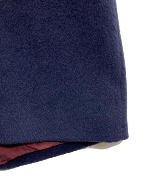 HEVO（イーヴォ）Hevo (イーヴォ) モヘア混チェスターコート ネイビー サイズ:48の古着・服飾アイテム