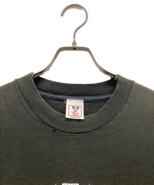 DISNEY（ディズニー）Disney (ディズニー) FRUIT OF THE LOOM (フルーツオブザルーム) プリントTシャツ ブラック サイズ:Ｌの古着・服飾アイテム