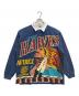 AVIREX（アヴィレックス）の古着「HAWKS RUGBY SHIRTS」｜ネイビー