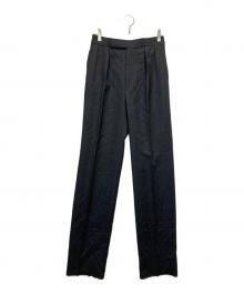 Fumiya Hirano The Trousers（フミヤ ヒラノ ザ トラウザーズ）の古着「REGENT  ウール2タックスラックス」｜ブラック