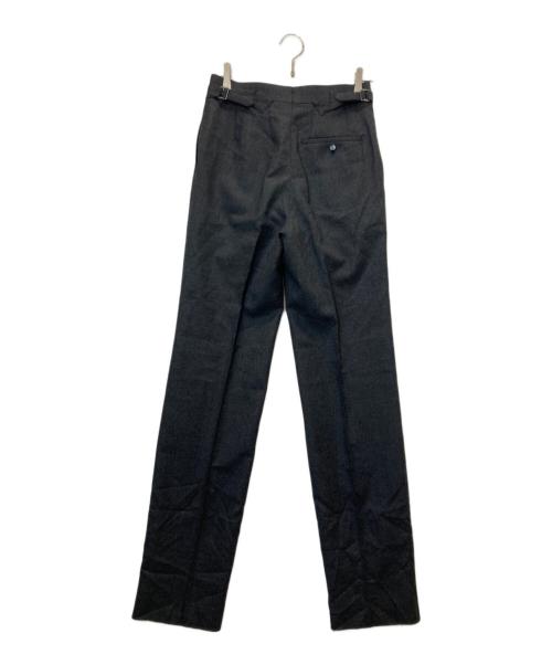 Fumiya Hirano The Trousers（フミヤ ヒラノ ザ トラウザーズ）Fumiya Hirano The Trousers (フミヤ ヒラノ ザ トラウザーズ) REGENT  ウール2タックスラックス ブラック サイズ:34の古着・服飾アイテム