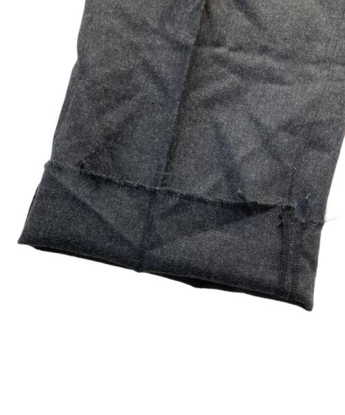Fumiya Hirano The Trousers（フミヤ ヒラノ ザ トラウザーズ）Fumiya Hirano The Trousers (フミヤ ヒラノ ザ トラウザーズ) REGENT  ウール2タックスラックス ブラック サイズ:34の古着・服飾アイテム