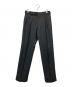 BEAMS F（ビームスエフ）の古着「【別注】IGARASHI TROUSERS / フレスコ 2プリーツ サイドアジャスター スラックス」｜ブラック