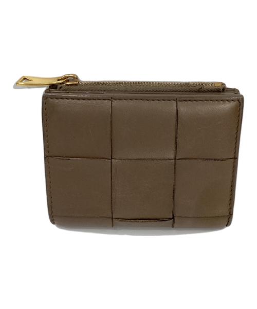 BOTTEGA VENETA（ボッテガベネタ）BOTTEGA VENETA (ボッテガベネタ) カセット マキシイントレチャートウォレット ブラウンの古着・服飾アイテム