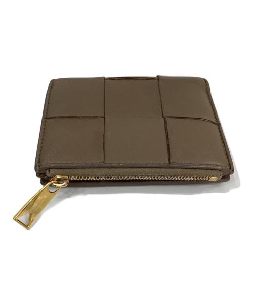 BOTTEGA VENETA（ボッテガベネタ）BOTTEGA VENETA (ボッテガベネタ) カセット マキシイントレチャートウォレット ブラウンの古着・服飾アイテム