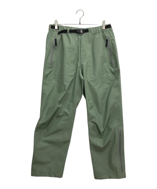 Snow peak（スノーピーク）snow peak (スノーピーク) Rain Pants グリーン サイズ:Lの古着・服飾アイテム