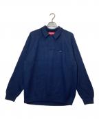 SUPREMEシュプリーム）の古着「25FW Small Box Polo Sweater / スモールボックスポロセーター」｜ネイビー