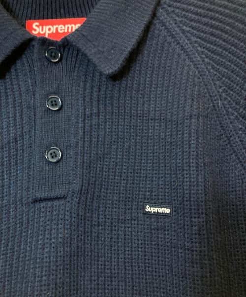SUPREME（シュプリーム）SUPREME (シュプリーム) 25FW Small Box Polo Sweater / スモールボックスポロセーター ネイビー サイズ:Lの古着・服飾アイテム