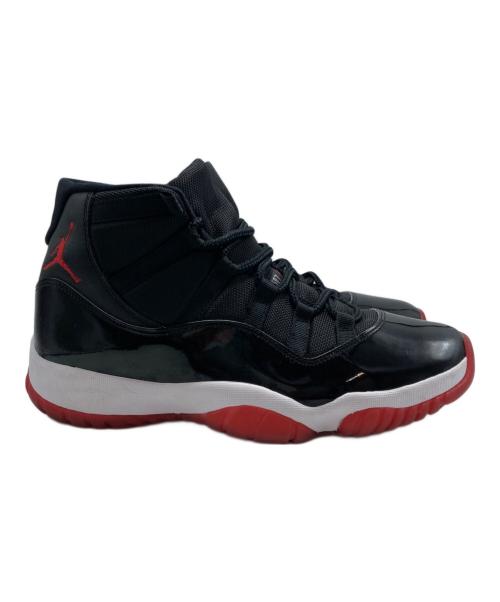 NIKE（ナイキ）NIKE (ナイキ) AIR JORDAN 11 RETRO ハイカットスニーカー ブラック サイズ:28の古着・服飾アイテム
