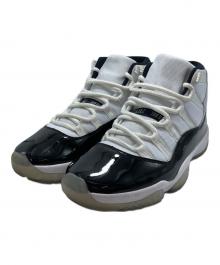 NIKE（ナイキ）の古着「AIR JORDAN 11 RETRO ハイカットスニーカー」｜ホワイト×ブラック