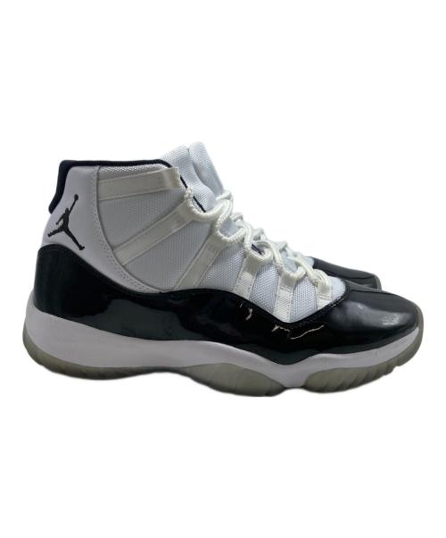 NIKE（ナイキ）NIKE (ナイキ) AIR JORDAN 11 RETRO ハイカットスニーカー ホワイト×ブラック サイズ:27.5cmの古着・服飾アイテム